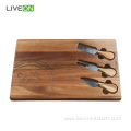 Cheese Cutting Cheese Board Set with Cutlery Set